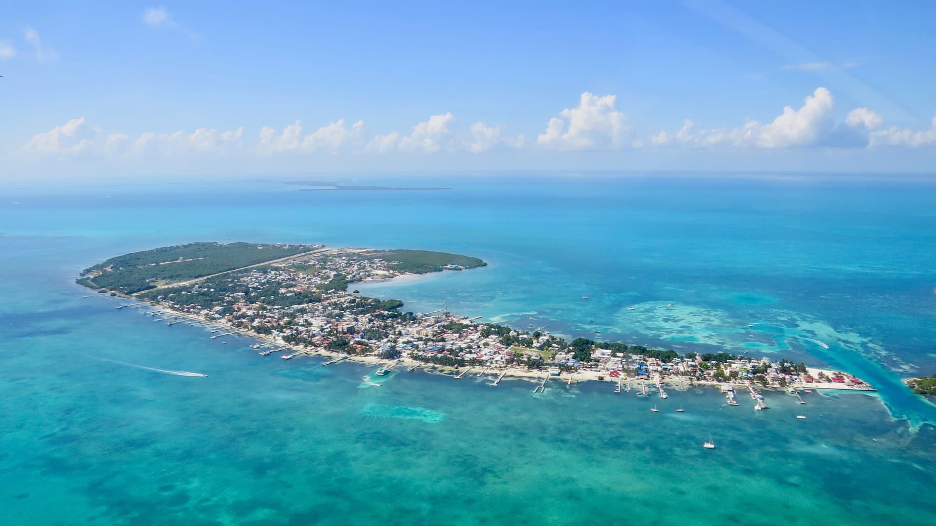 Cayes y barrera de coral